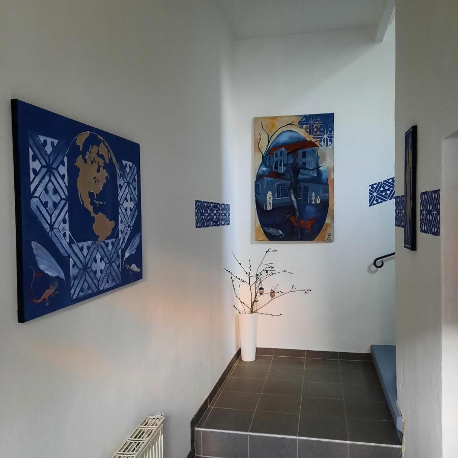 Kunstoase Am Blauen Haus Appartement Dresden Buitenkant foto