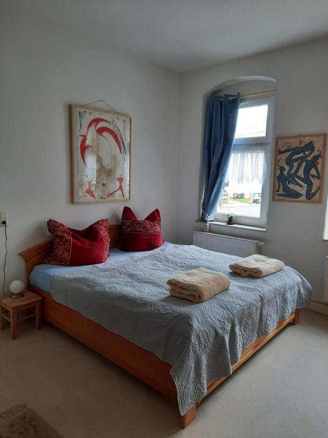 Kunstoase Am Blauen Haus Appartement Dresden Buitenkant foto