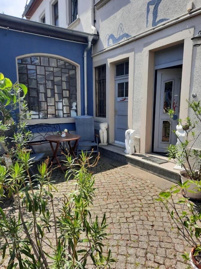 Kunstoase Am Blauen Haus Appartement Dresden Buitenkant foto